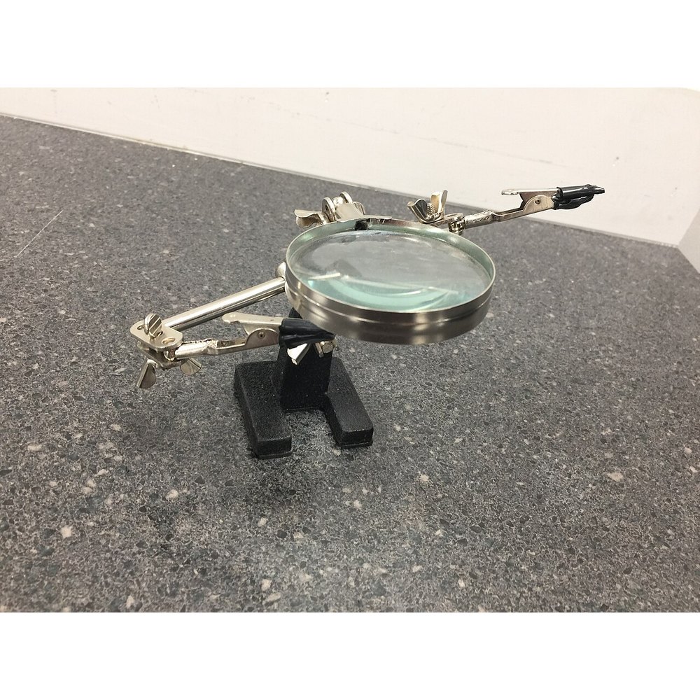 Helping Hand Soldering Tool with Magnifier